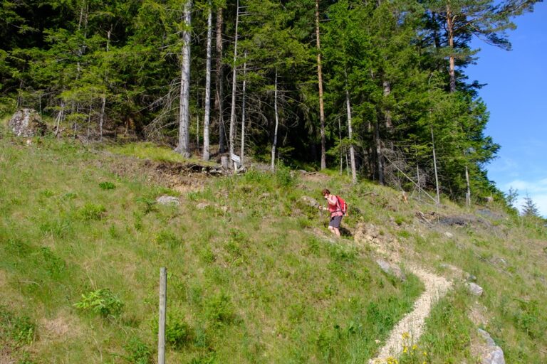 Gebirgs­jä­ger­steig auf den Sonn­wend­stein